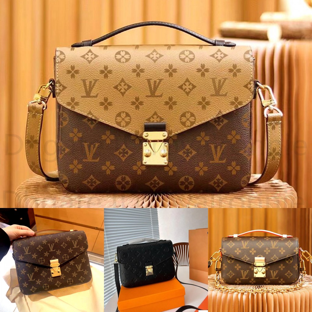 10A genuine leather pochette metis mirror quality luxury designer bags women messenger shoulder bags luxury Crossbody handbag wallet purses dhgate saddle bags