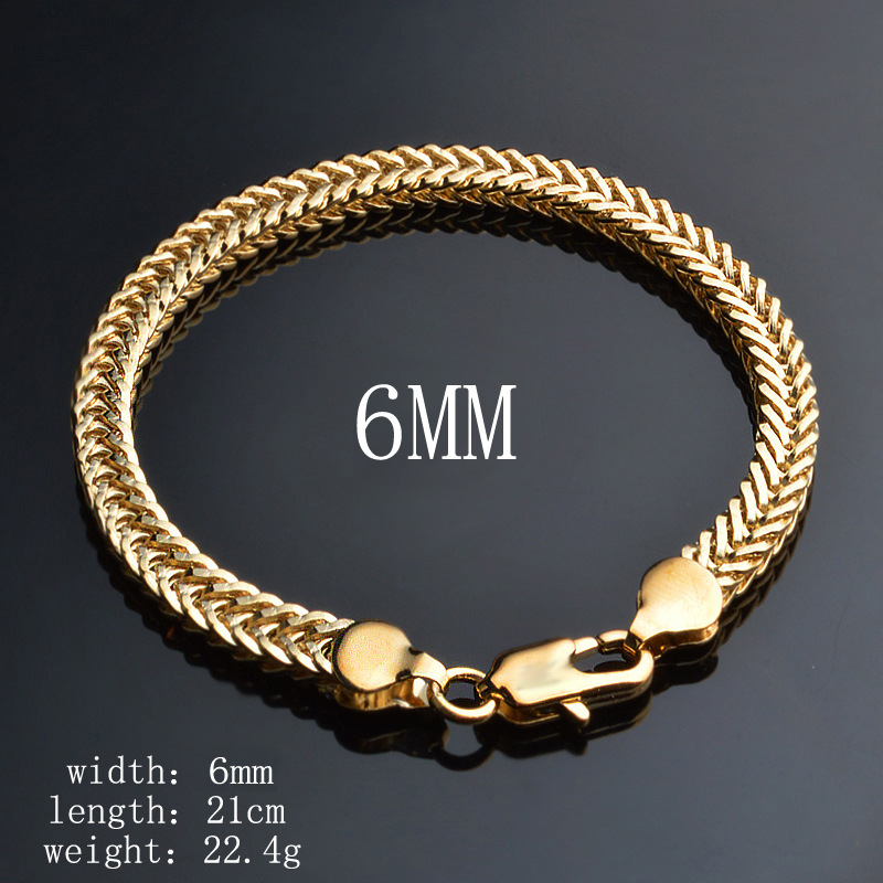 Anklets Wide 6mm Cuban Link Chain Gold Color Anklet Thick 9 Inches Ankle Bracelet For Women Men Waterproof