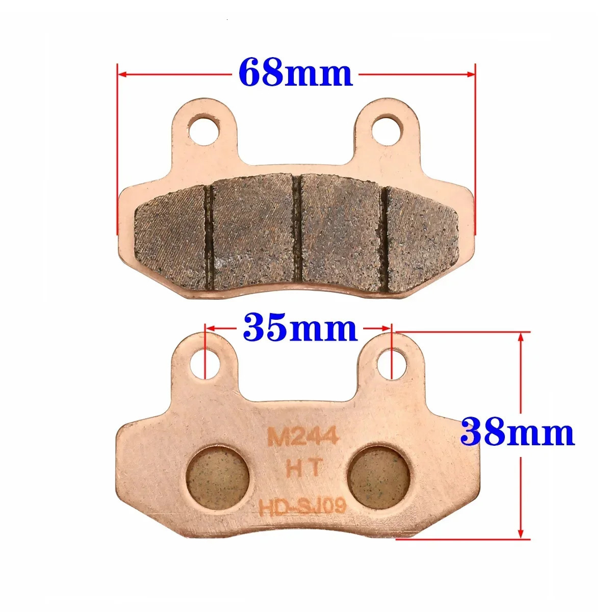 Ultra Bee Electric Motorcycle OEM Original Front Rear Brake Pads Copper Based Sintering For Surron Enduro Dirt Bike 240318