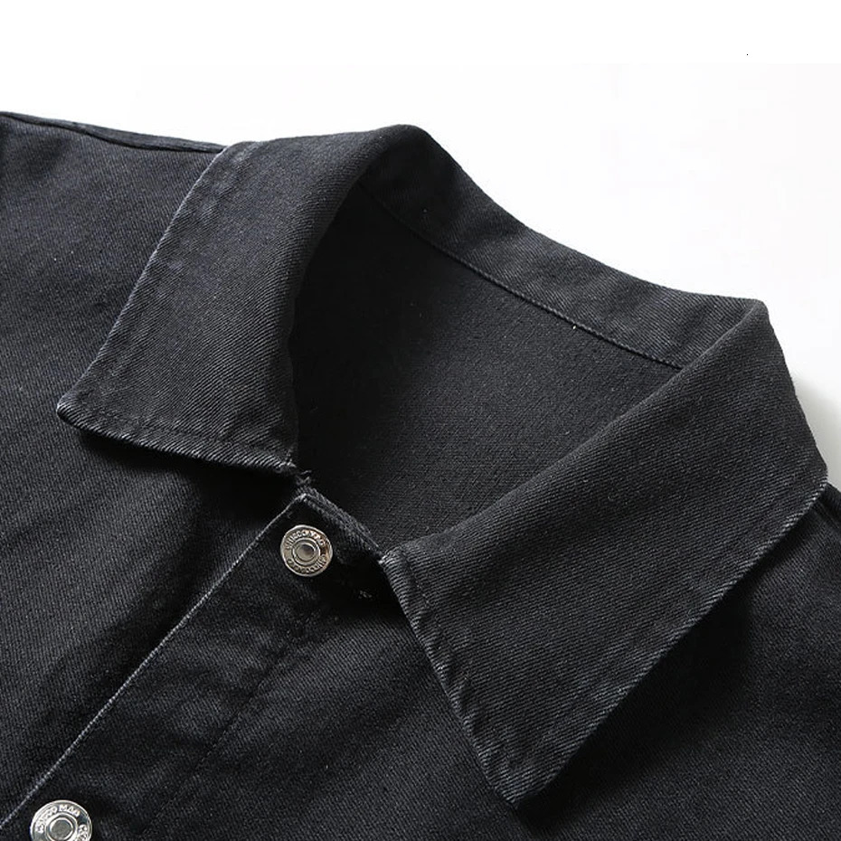 Gradient Denim Jacket Men Plus Size 10XL 11XL Denim Coat Letter Print Fashion Casual Jean Jacket Male Big Size 10XL 11XL 240319