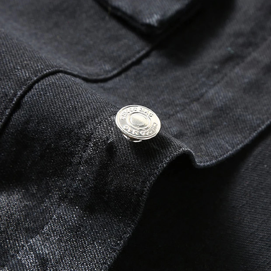 Gradient Denim Jacket Men Plus Size 10XL 11XL Denim Coat Letter Print Fashion Casual Jean Jacket Male Big Size 10XL 11XL 240319