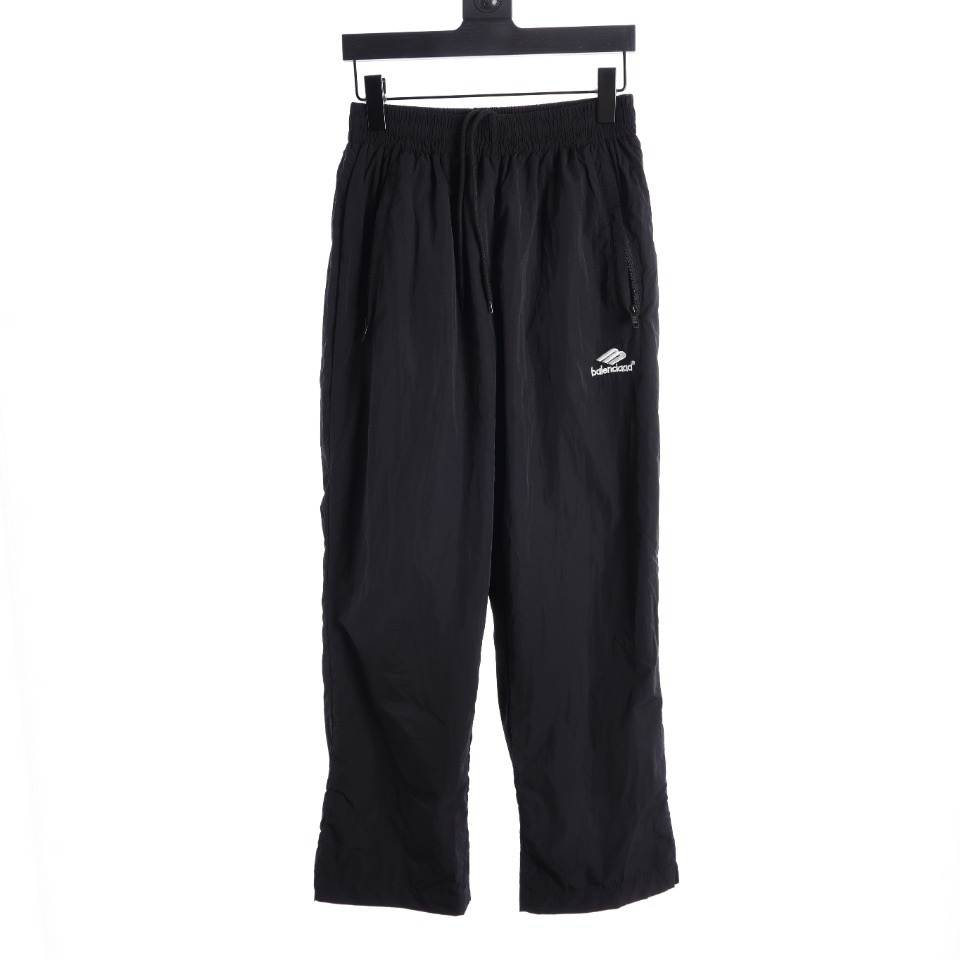 Men's Plus Size Pants Round neck embroidered and printed polar style summer wear with street pure cotton 5f75