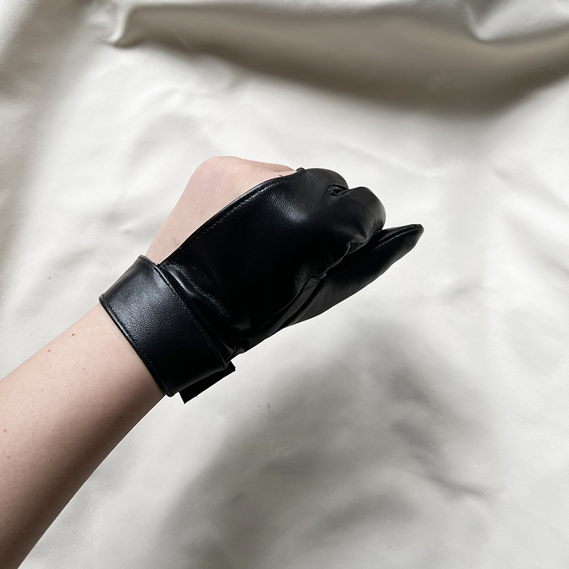 Men's And Women's Gloves Unisex Leather Gloves Lambskin Leather Gloves No Lining Single Leather Gloves Anime gloves with three fingers Comic