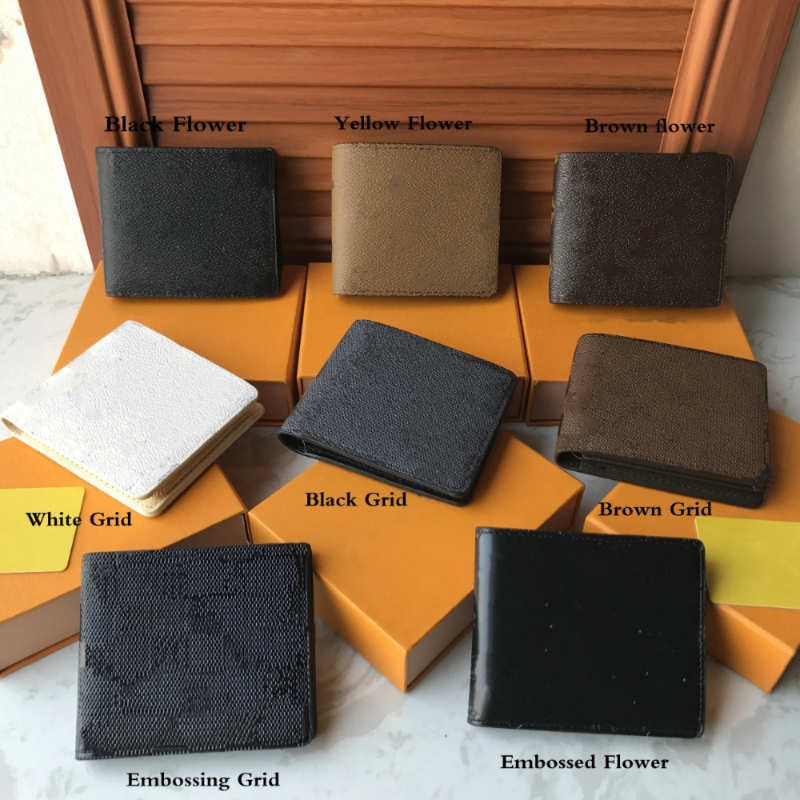 Designer Wallet Women Luxurys Designers Short Wallets Cardholder France Paris Plaid Style Mens High-end Wallet Business Classic Card Holders Credit Coin Purse