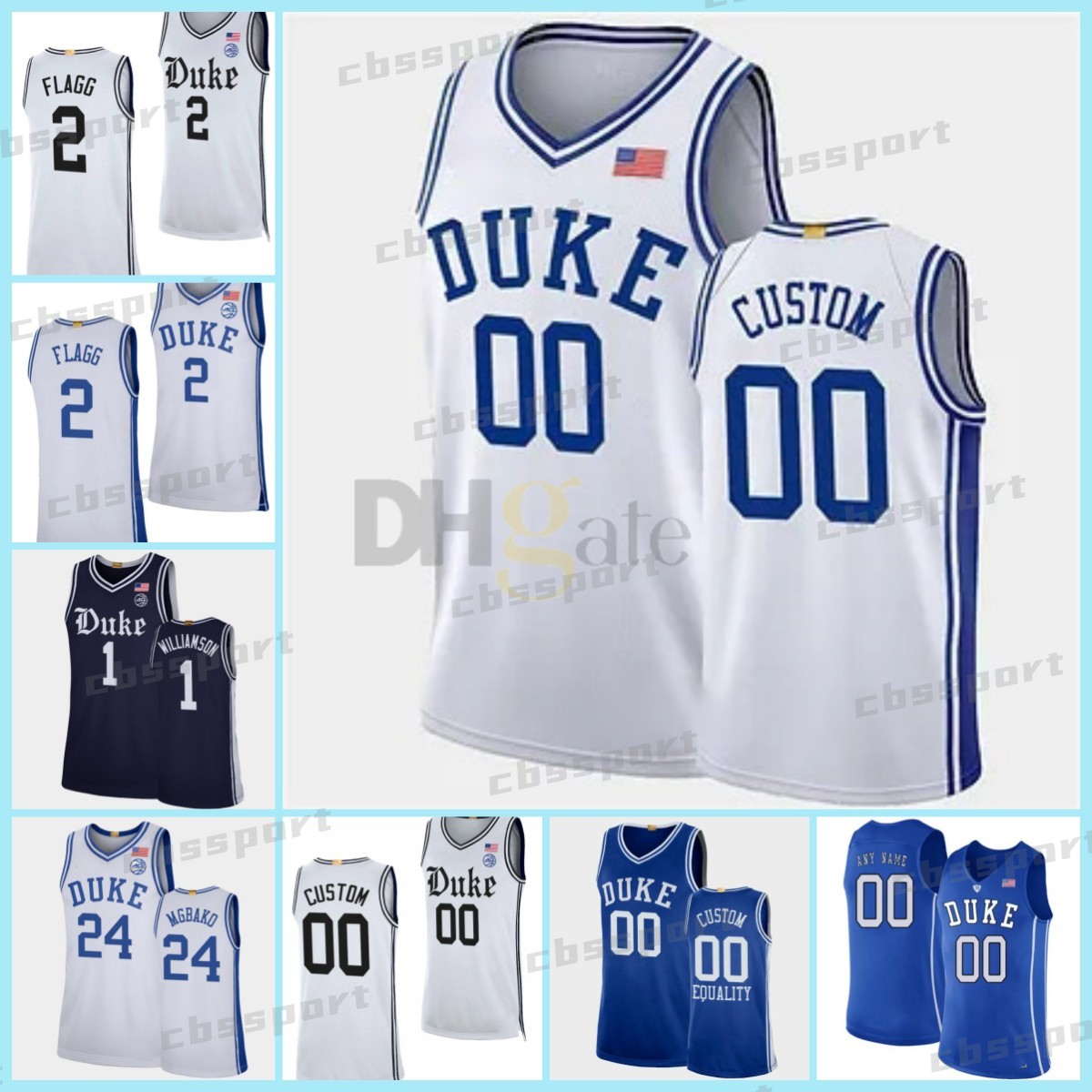 Duke Blue Devils NCAA College Basketball Jersey Kids Men Paolo Banchero Wendell Moore Jr Trevor Keels Jeremy Roach Mark Williams Joey Baker Christia