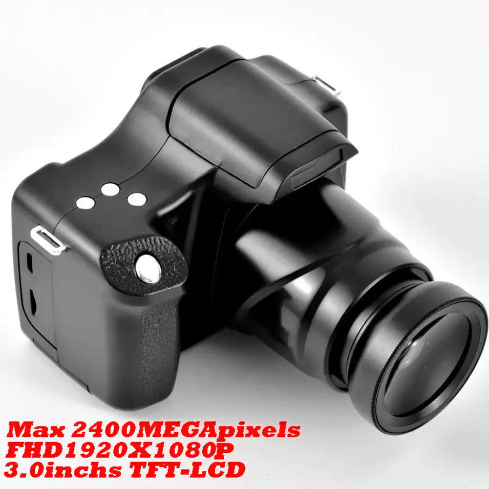 4K Professional 30 MP HD Camcorder vlog Video Camera Night Vision Touch Screen Camera 18X Digital Zoom Camera With Mic Lens 240327