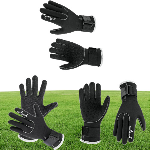 3mm Neoprene Scuba Dive Gloves Swimming Snorkeling Equipment Antiscratch Nonslip Keep Warm Wetsuit Winter Swimming Glove