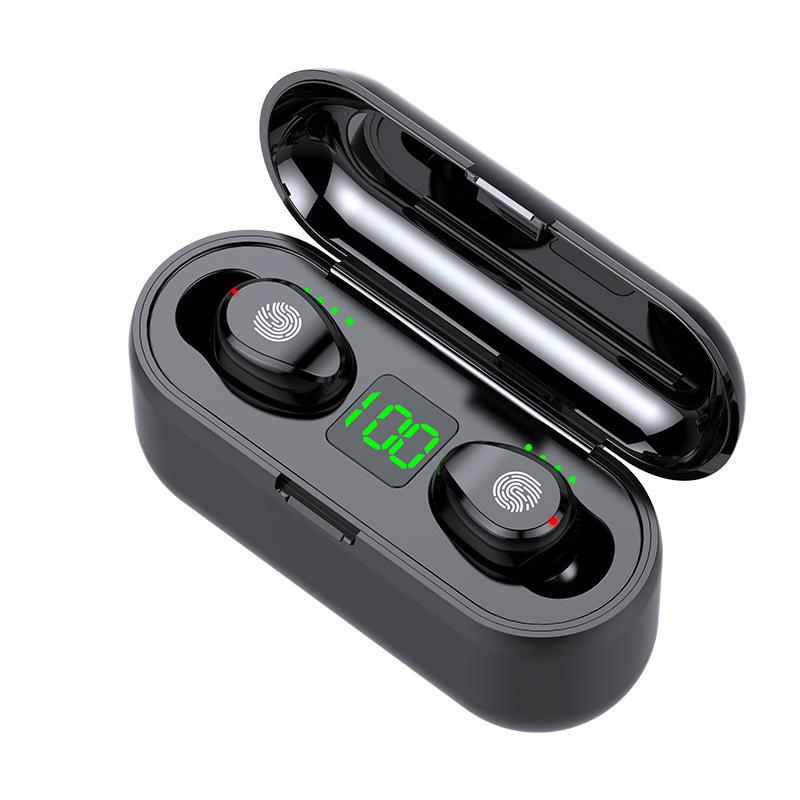 F9 F9-5C TWS 600mAh Earbuds Power Bank Sport LED Digital Power Display Headset BT 5.3 Earphone Wireless HIFI Stereo Earbuds Touch Headphones Headset With Mic lyp006