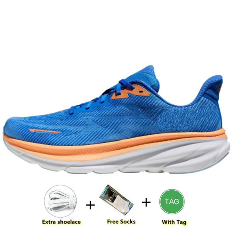 Designer Running shoes bondi 8 Clifton 9 sneakers Black White Bule men women sneaker Challenger Anthracite hiking shoe breathable outdoor Sports Train