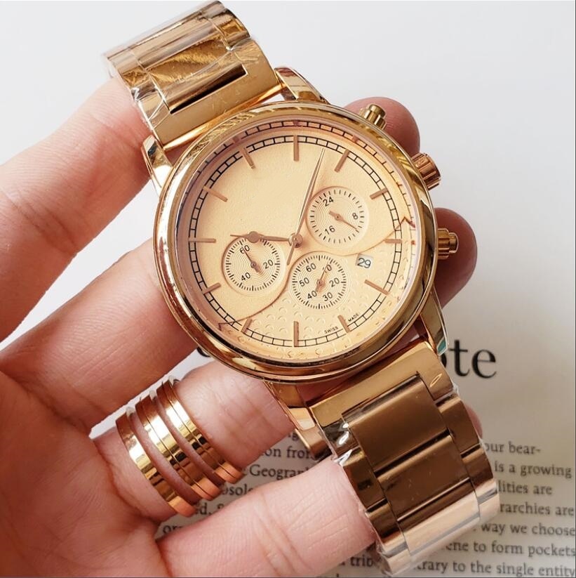 2024 HOT Mens watch gold watches for men diamond luxury Quartz wristwatch 42mm automatic movement high role Men Wristwatches Women Watches