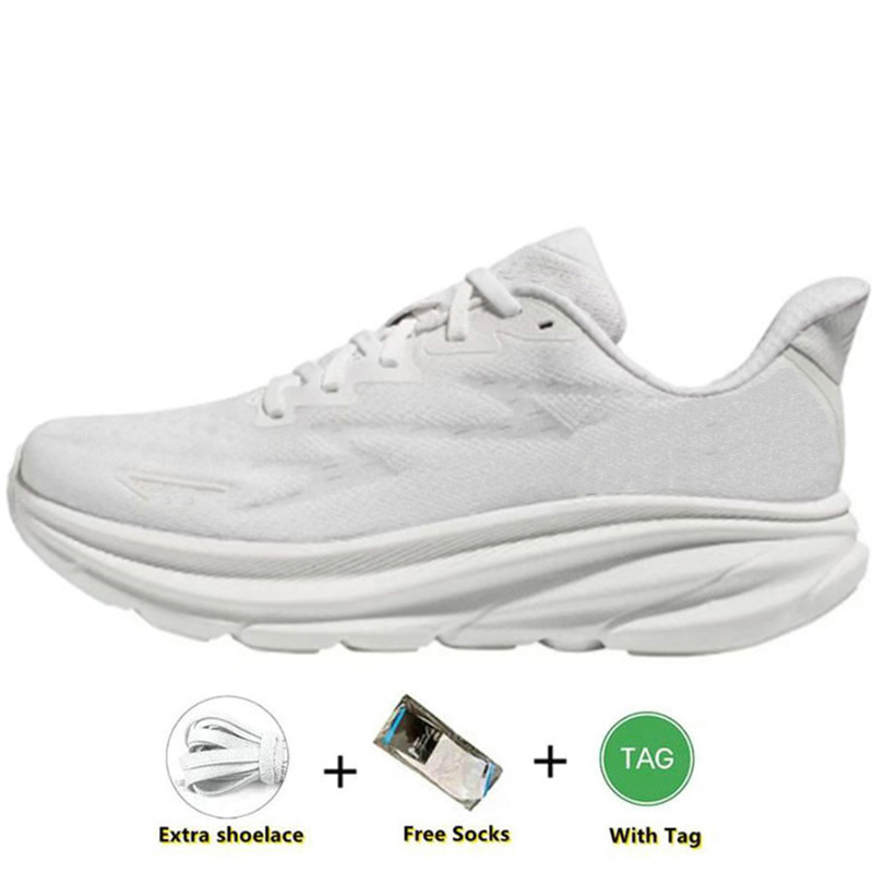 Designer Running shoes bondi 8 Clifton 9 sneakers Black White Bule men women sneaker Challenger Anthracite hiking shoe breathable outdoor Sports Train