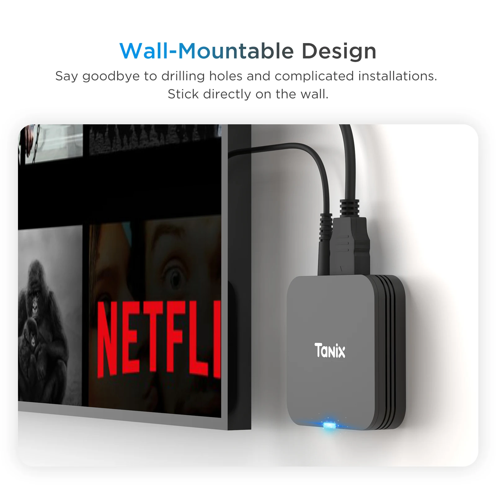 TANIX TX1 Smart TV BOX Android10.0 Allwinner H313 2GB 16GB 1GB 8GB 2.4G Wifi 4K HD Media Player Set Top Box