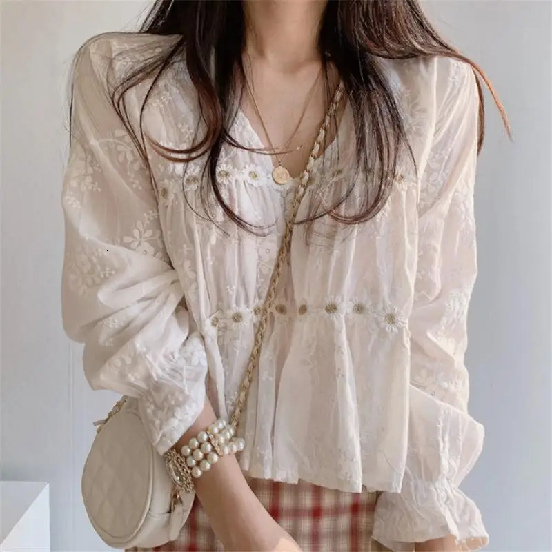 SXL Girls Spring Oversize Blouse Womens White Shirt Long Sleeves Tops Mini Skirts Summer Plaid High Waist Two Piece Set Women 240228