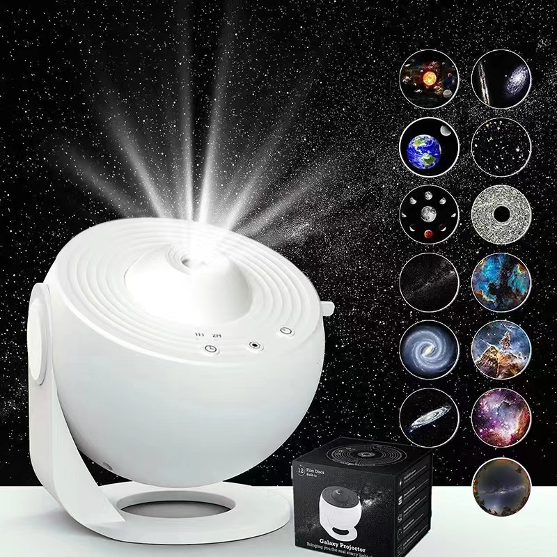 13 in 1 Starry LED Night Light Galaxy Projector Starry Sky Projector 360° Rotate Planetarium Night Lamp For Room Decorative Children Kids Gift