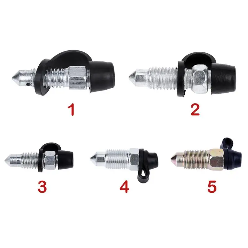 VODOOL 1Pc Motorcycle new Brake Braking Caliper Bleed Screw Car Brake Screw Nipple 2025 Car Accessory High Quality ith Dust Cap