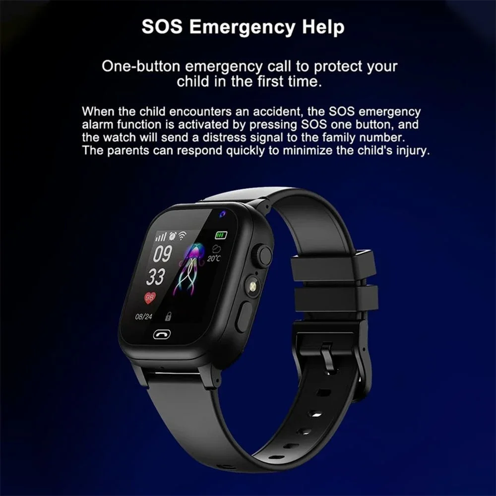 New X9 S20 Kids 4G Smart Watch SOS GPS Location Video Call WiFi Sim Card For Children SmartWatch Camera Waterproof Watch For Boys Girls