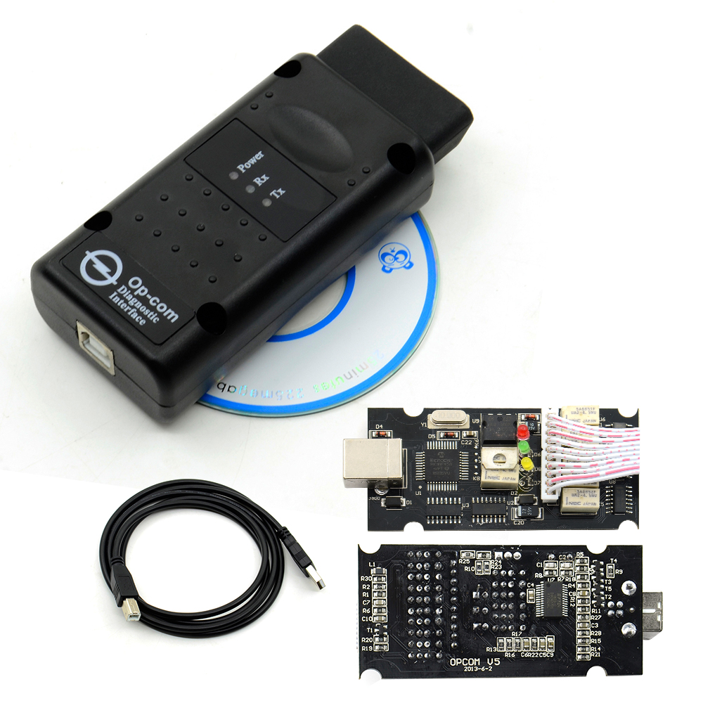 OP COM for Opel V1.99 OBD2 OP-COM Car Diagnostic Scanner Real PIC18f458 OPCOM for OpeL Flash Firmware