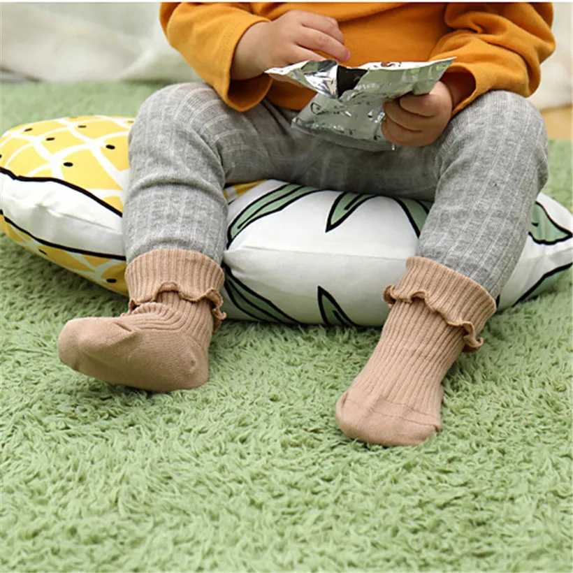 Soft Breathable Winter Socks Newborn new Baby Boy/Girls Ankle Socks Toddler Kids Knee High Stripe Socks Children 2025 Leg Warmers