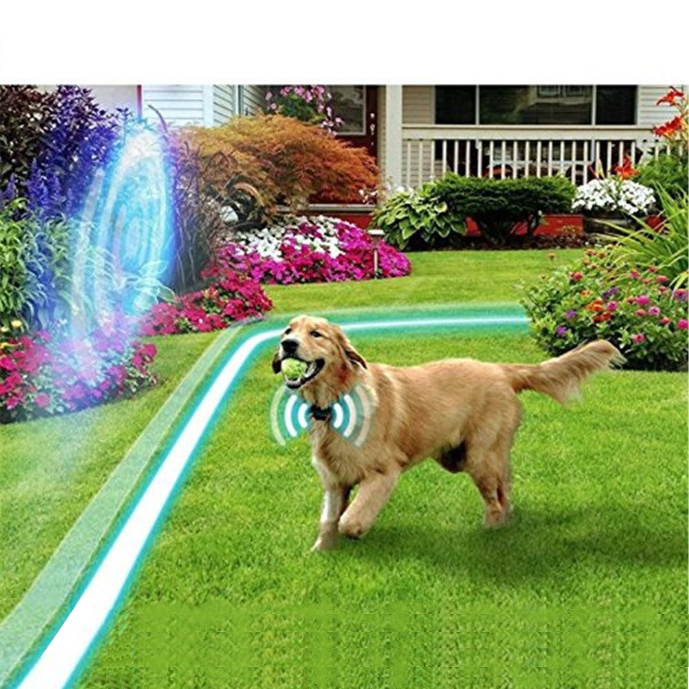 UPGRADE Pet Fence System Dog Electric In GroundFencing Rechargeable Waterproof 6 Level Adjustable Training Collar Anti Run Away