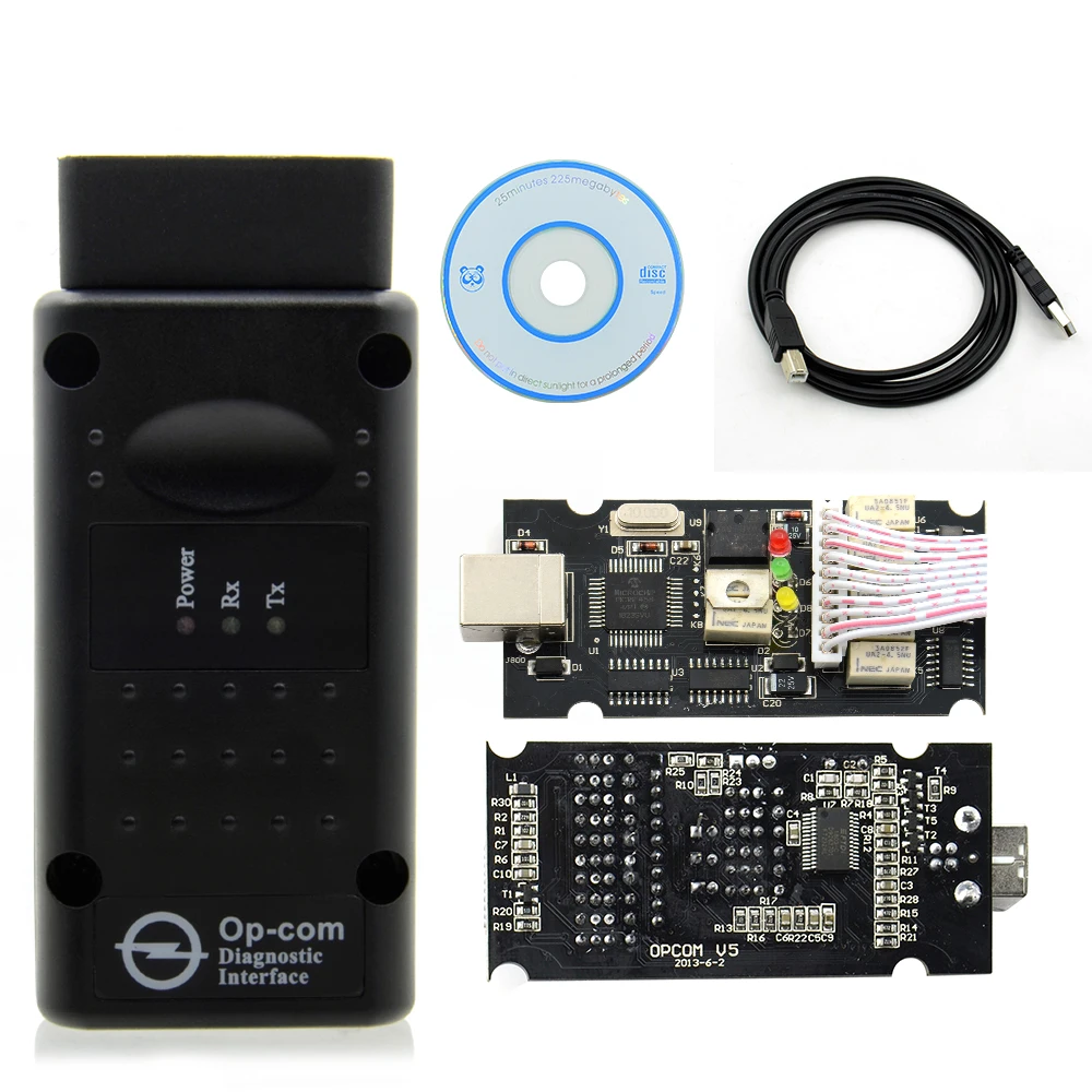 2018 Scanner Diagnostic-Tool for O-pe-l op com V1.65 V1.78 V1.99 with PIC18F458 chip CAN BUS 2025 Interface new OBD2 Tool