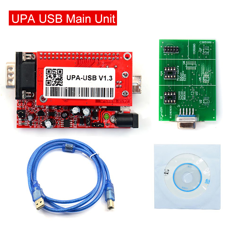 UPA USB Programmer V1.3 with full adapters 2025 ECU Chip Tunning OBD2 Main Unit UPA-USB 1.3 UPA USB new V1.3 Diagnostic Tool