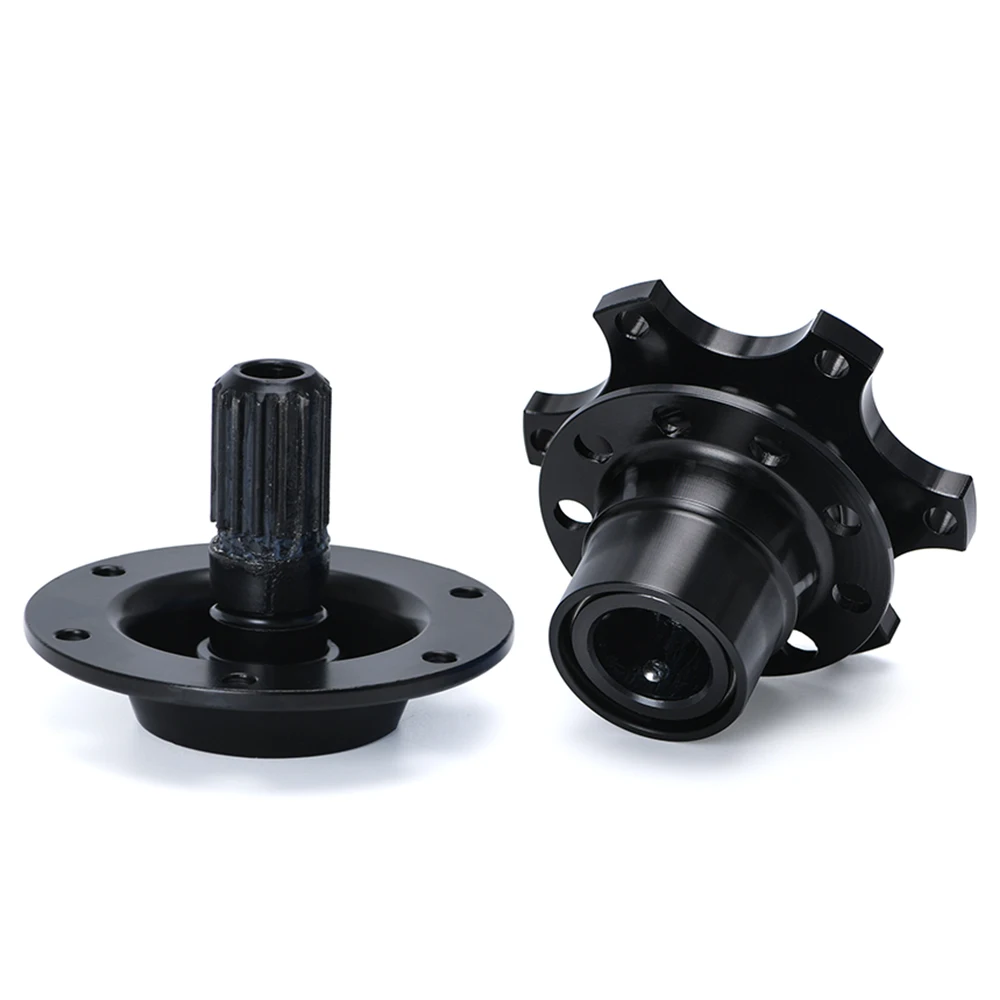 PQY - 2025 Universal Steering Wheel Quick Release Hub Kit Wheel Hub Adapter For 6 hole Steering Wheel new Hub PQY3859