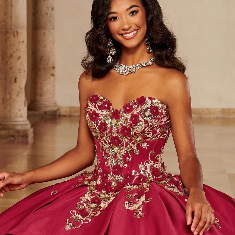 Red Shiny Quinceanera Dress Off The Shoulder Crystal Beads Ball Gown Lace Tull Corset Sweet 15 Vestidos De Quinceanera