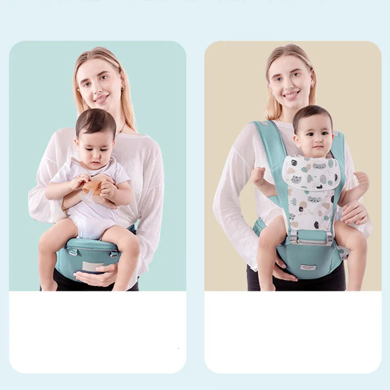 Ergonomic Baby Infant Baby Hipseat 3 In 1 Front Facing Ergonomic Kangaroo Baby Wrap Sling 0-48 Month 240325