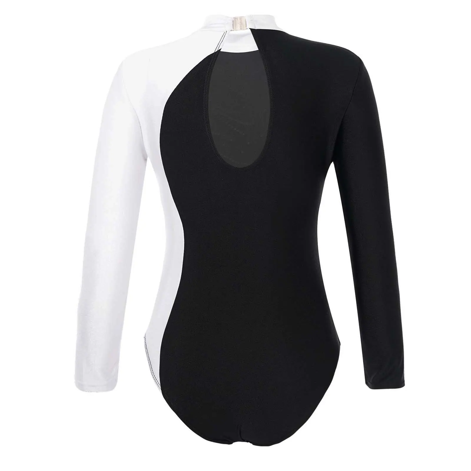 Gymnastics Leotard for Girl Kids Long 2025 Sleeve Shiny Rhinestone Ballet Tutu Dance Leotard new Ice Skating Jumpsuit Gymnastic Bodysuit