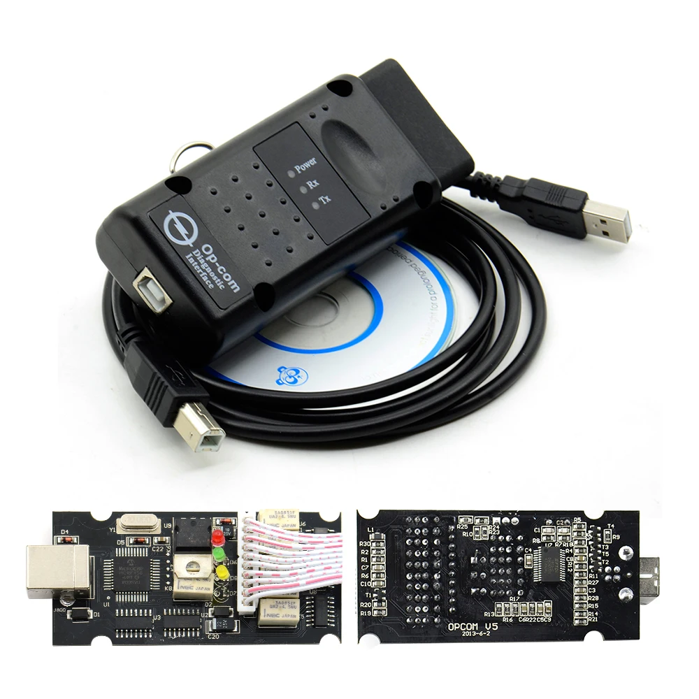 2018 Scanner Diagnostic-Tool for O-pe-l op com V1.65 V1.78 V1.99 with PIC18F458 chip CAN BUS 2025 Interface new OBD2 Tool