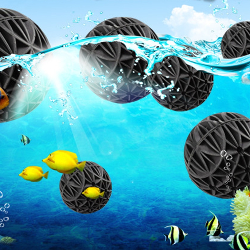100 pcs 16mm Aquarium Bio Balls Filter Media Wet Dry Koi Fish Tank Pond Reefx