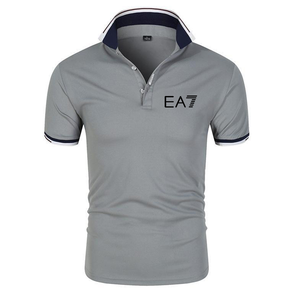 Summer selling short-sleeved mens new Polo shirt business leisure sports senior luxury brand printed high-quality T-shirt 01