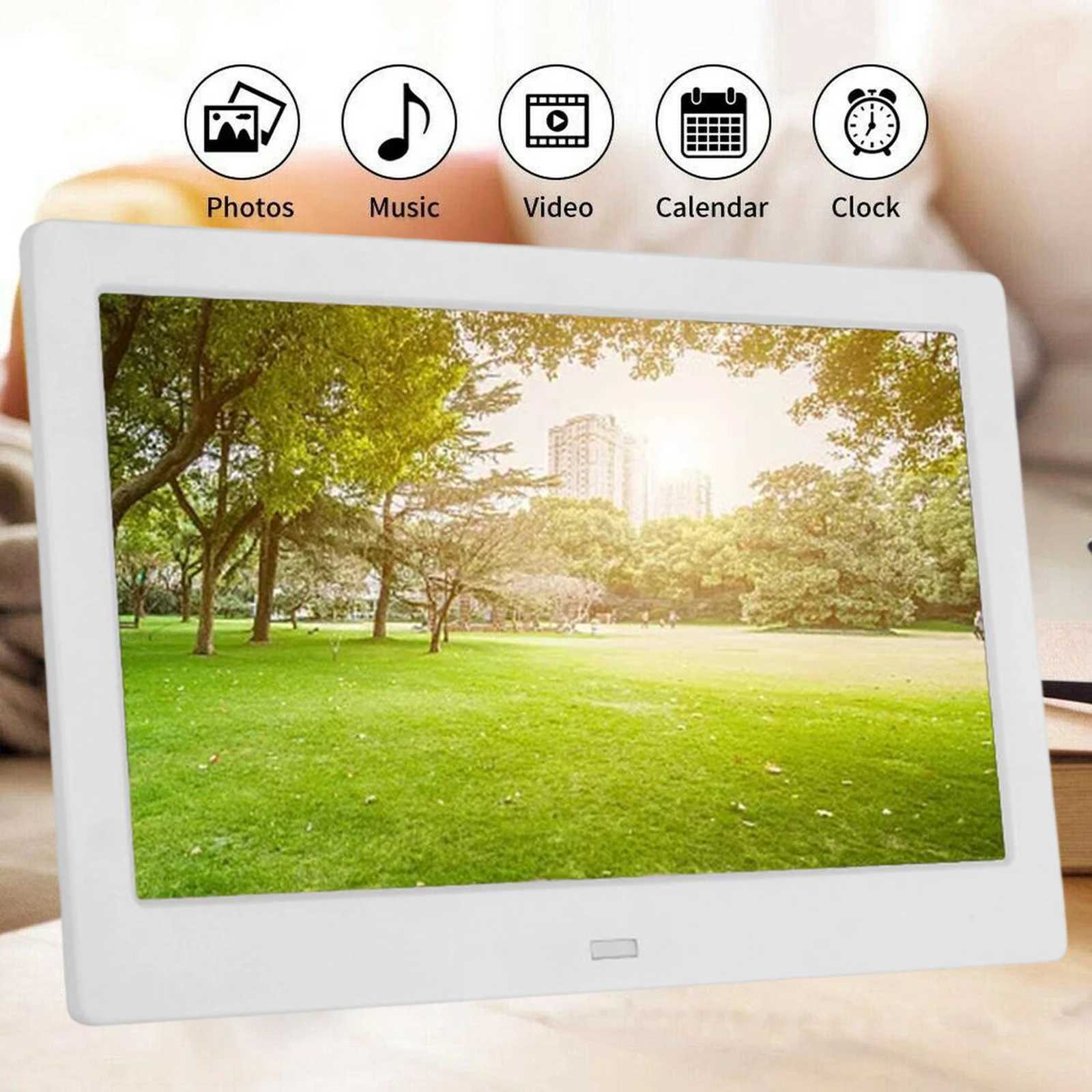 Digital Photo Frames 10 Digital Picture Frame Black EU/US Standard Plug Professional Easily Install Multiple Functions Remote Control 16/9 Screen 2432