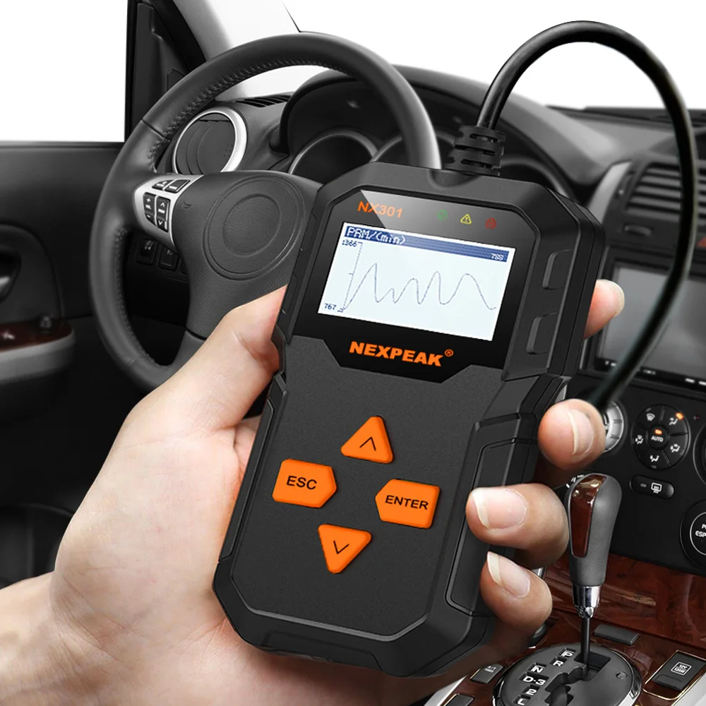 NX301 OBDII Universal Auto Car Diagnostic Tool Scannner Code Reader 2025 Diagnostic Scanner Tool OBD2 Tool Better new than ELM327 AD310