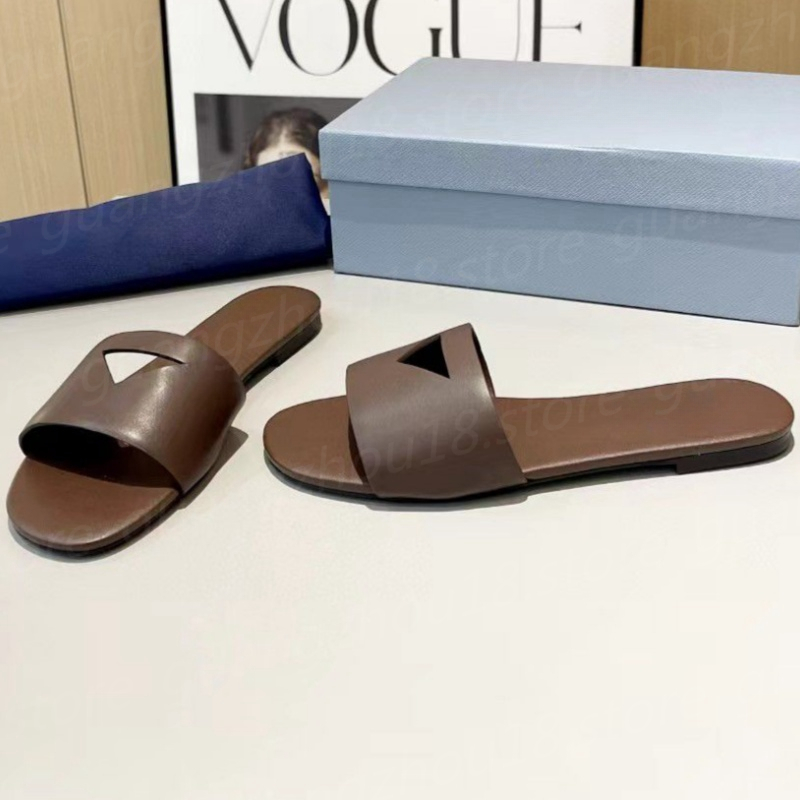 10A Designer Slippers with Hollowing Out Summer Fashion Women's Flat Bottom Shoes Casual Daily Style Slippers 26394 26979