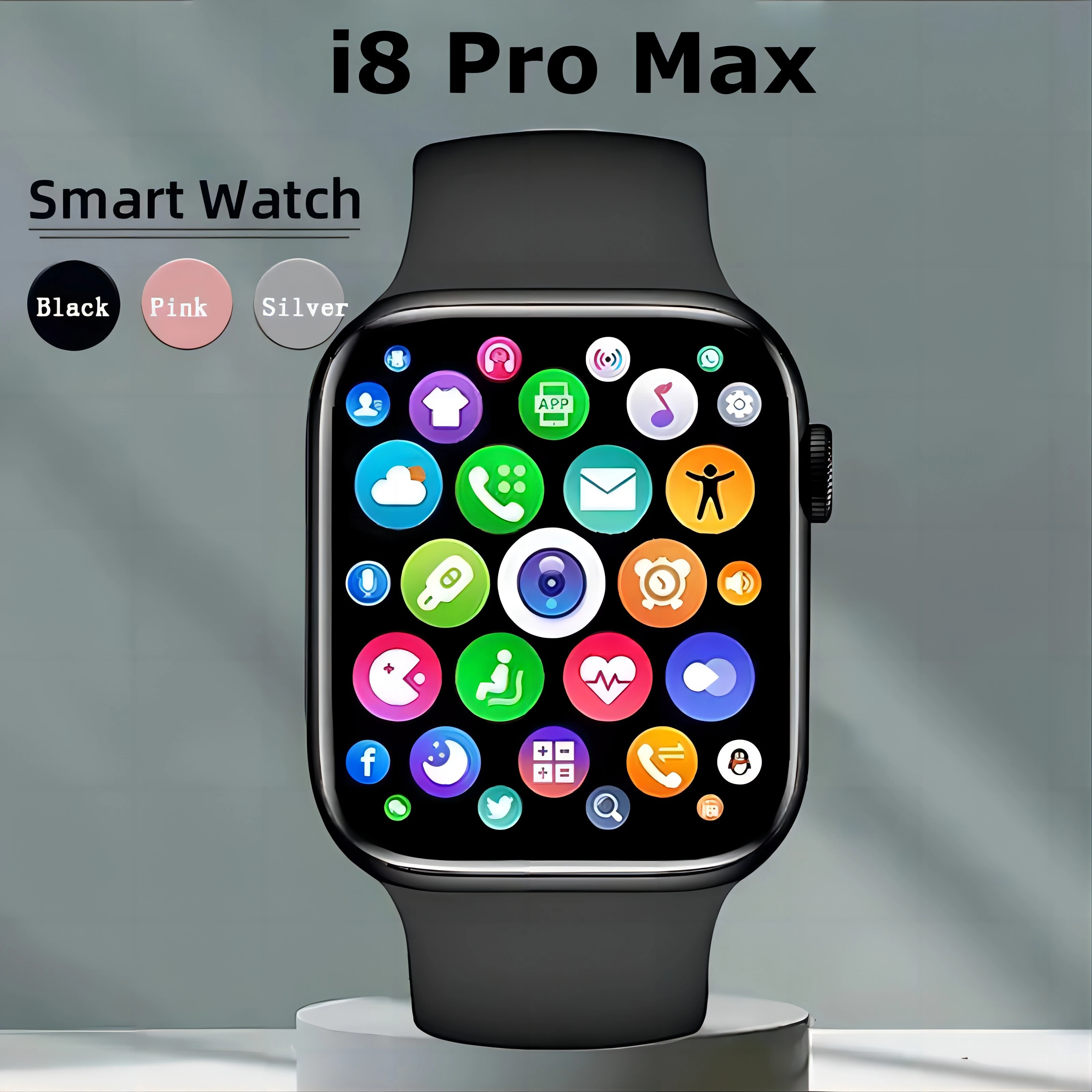 I8 Original Pro Max IWO Smartwatch Call Custom Face Waterproof Man Women Smart Watch Series 8 for Android IOS Phone