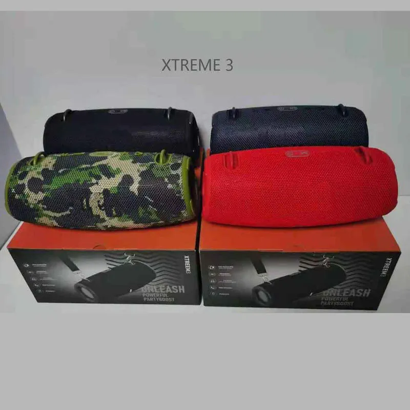 Xtreme 3 Bluetooth Speaker Portable Waterproof Long endurance Soundbar Subwoofer Outdoor Sports xtreme 3 Loudspeaker With straps