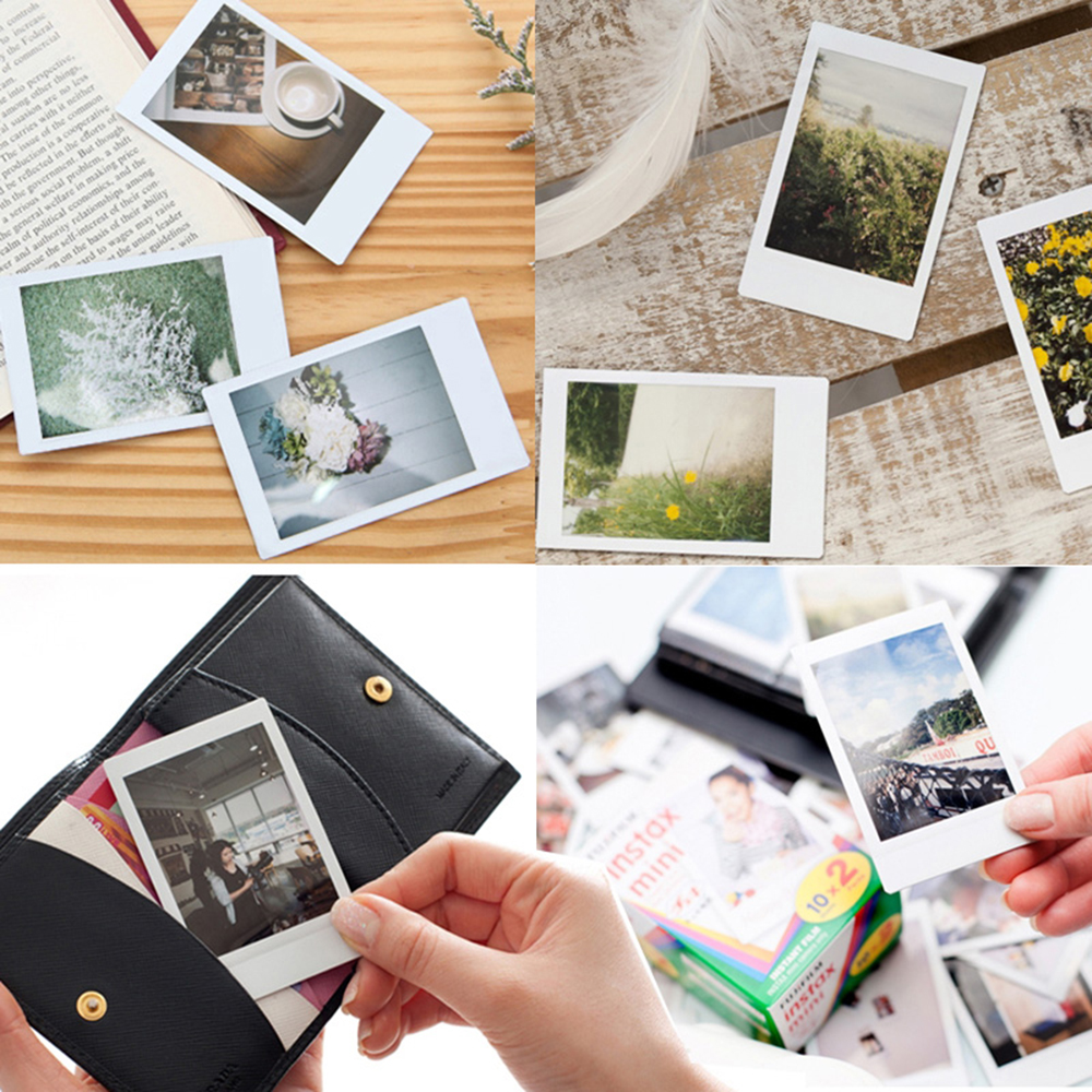 Fujifilm Instax Mini Film White Edge of Film Photo Paper For FUJI Instant Photo Camera Mini 12 11 Mini 9 8 7s 70