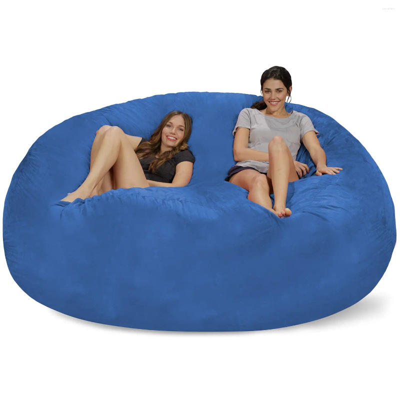 Bean Bag Sofa - Soft Plush Fabric, Large Unfilled Jumbo Beag Cover for Adults and Kids, Living Room Dorm Decor dh911125171