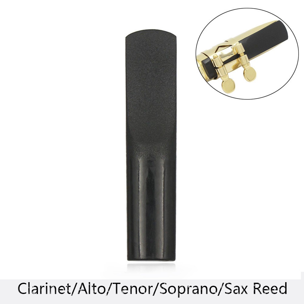 2.5 Strength Saxophone Reeds Accessories Black For Alto Tenor Soprano Clarinet Instrument ddmysmile Parts Plastic Sax Reeds Smile