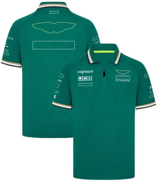 F1 racing suit polo shirt Williams lapel short sleeve T-shirt polyester quick-drying can be customized free shipping