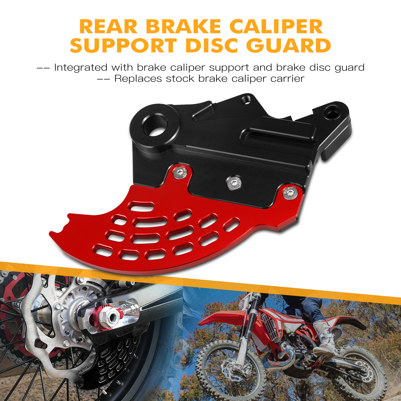 For Beta RR300 RR 125 200 250 300 350 390 430 480 Enduro Racing Xtrainer 2015-2024 RRS RS 4T 450 498 500 Rear Brake Disc Guard