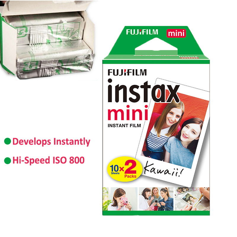 Fujifilm Instax Mini Film White Edge of Film Photo Paper For FUJI Instant Photo Camera Mini 12 11 Mini 9 8 7s 70