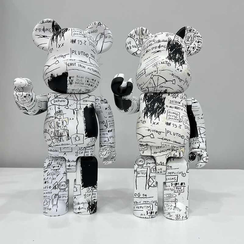 Novelty Items Water Transfer Bear Brick 400% Living Room Decoration Graffiti Popular Art Office Desktop Sculpture or Valentines Day GiftL2403