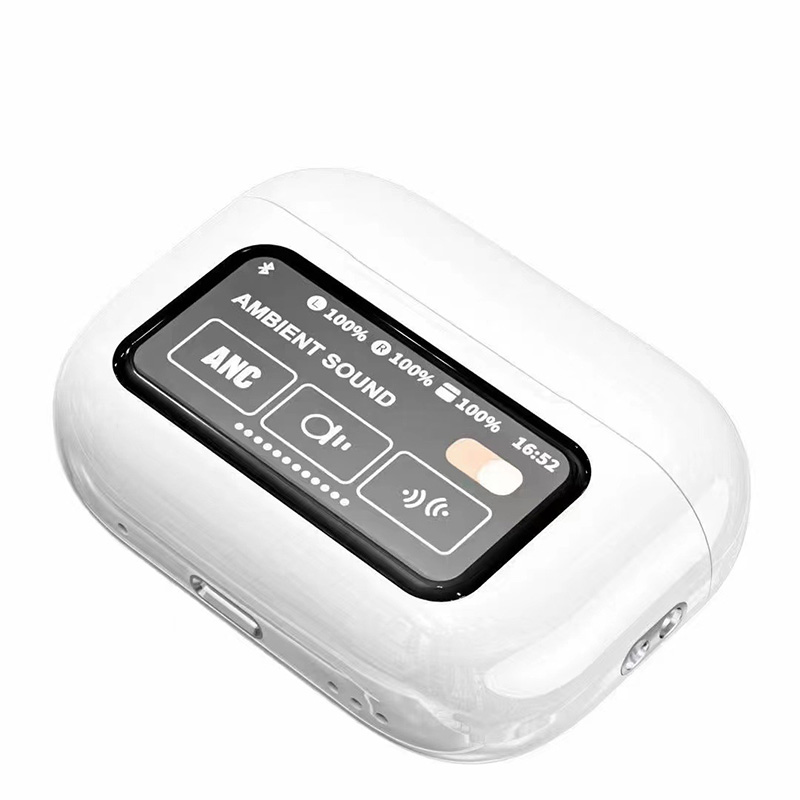 Screen Earphone A9 PRO ANC Wireless Earbuds In-Ear Noise Cancelling Headphones