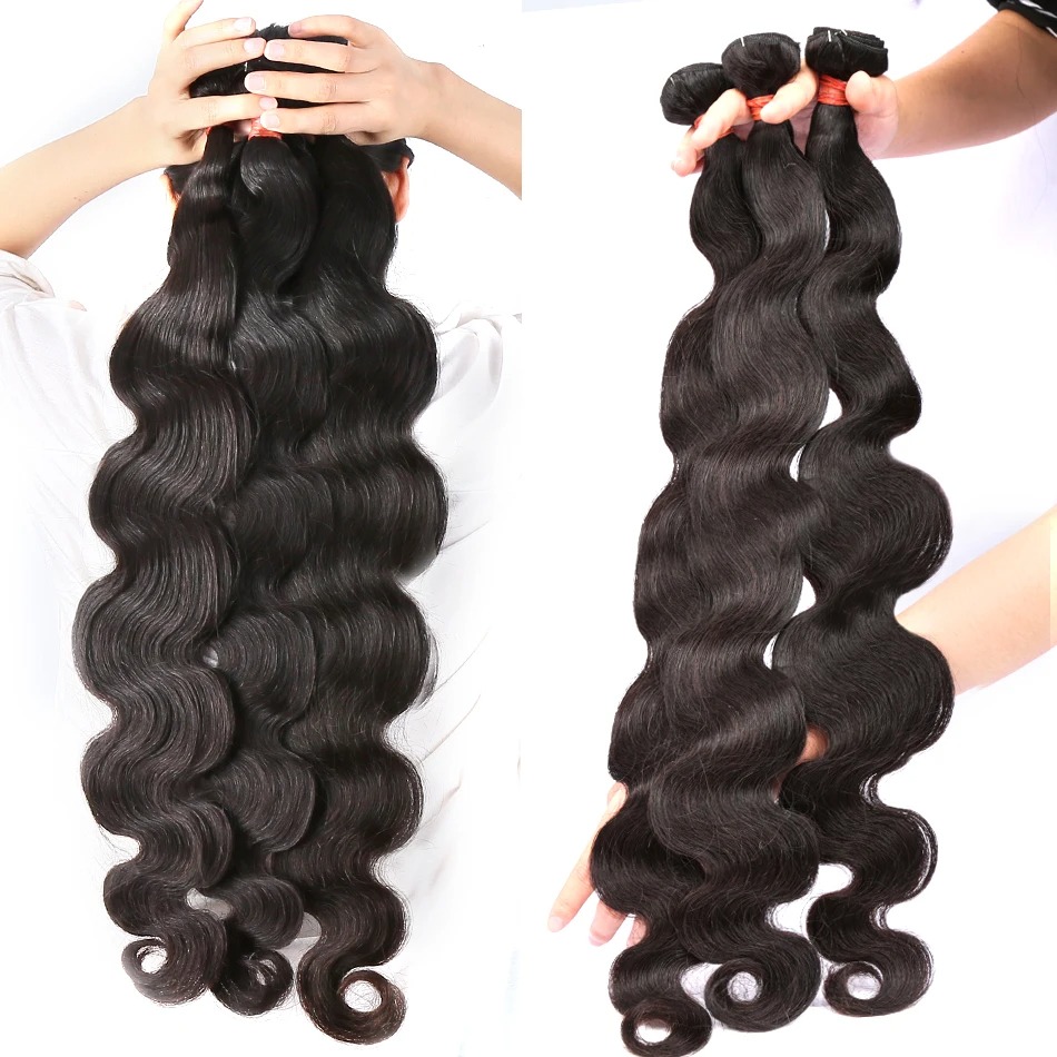 28 30 32 40 Inch Brazilian Body Wave Human Hair Bundles Remy Hair Water Wavy Bundles Weaves Deals Wholesale Tissage