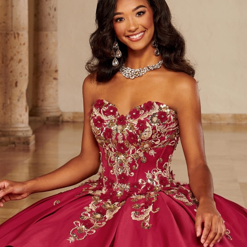 Red Shiny Quinceanera Dress Off The Shoulder Crystal Beads Ball Gown Lace Tull Corset Sweet 15 Vestidos De Quinceanera