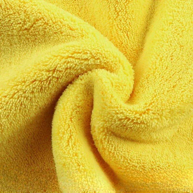 Microfiber Cleaning Towel Thicken Soft Drying Cloth Car Body Washing Towels Double Layer Clean Rags 30/40/60cm