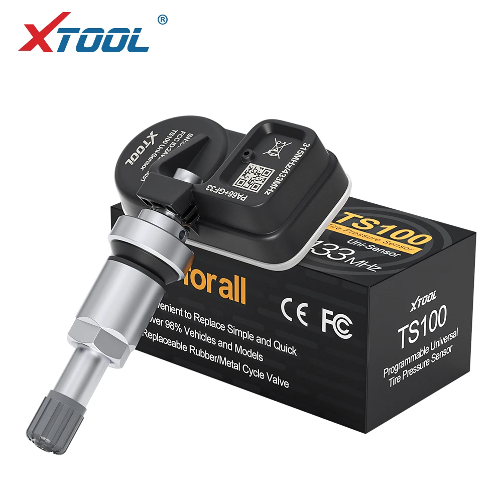 XTOOL new TS100 433 315MHz TPMS TS100 Sensor Scan Tire 2025 Repair Tools Automotive Accessory Tyre Pressure Original with Quality Promise