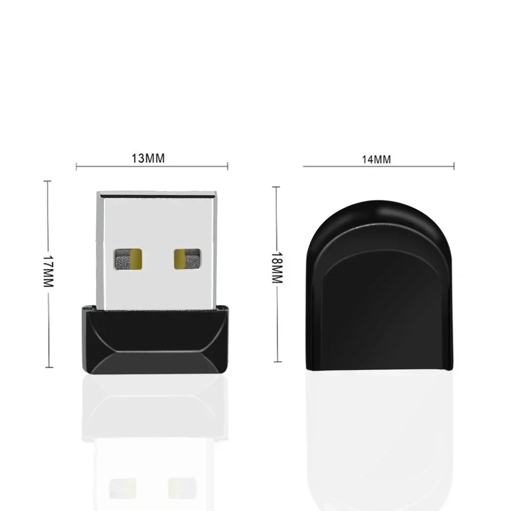 Super new 2025 Mini Beans 10pcs/Lot Waterproof 2.0 Usb Flash Pen Drive 4GB 8GB 16GB 32GB Memory Pendrive 64GB Cle Sticks With Type C Gift